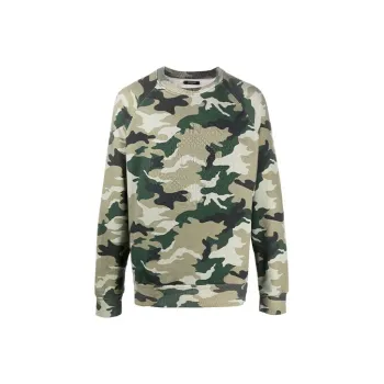 BALMAIN Sweatshirts Men Green