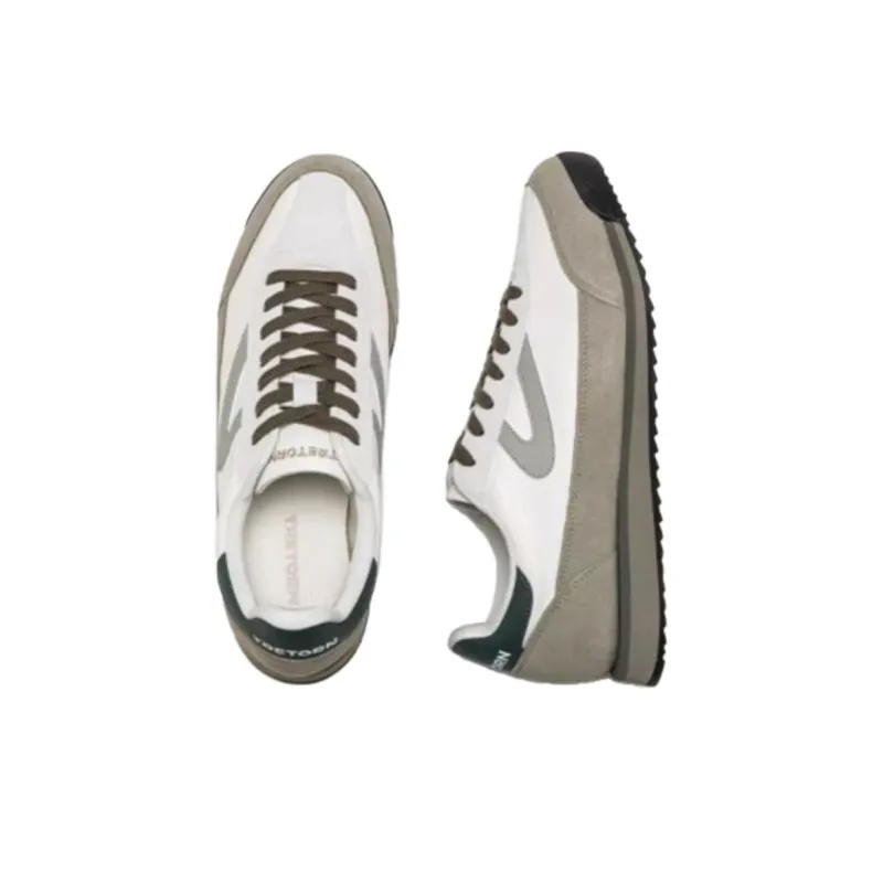 TRETORN Rawlins Low-Top Casual Shoes Unisex White Brown Green-2