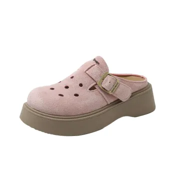 Budding Bear Abrasion Resistant Slip Resistant Wrap toe Slippers Women's