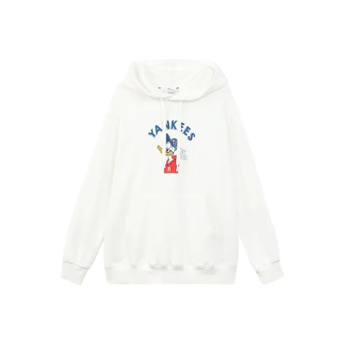 Disney X MLB X Disney Collaboration Sweatshirts Unisex Ivory White