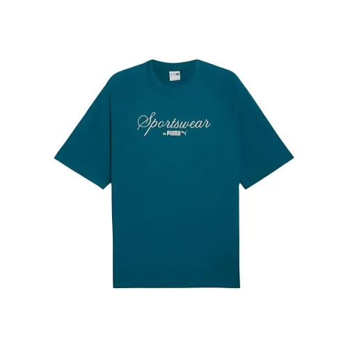 PUMA Classics+ Oversized Tee Men T-Shirt Men's Cool Green