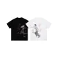 Black White Shadow Figure Print 2 Pack