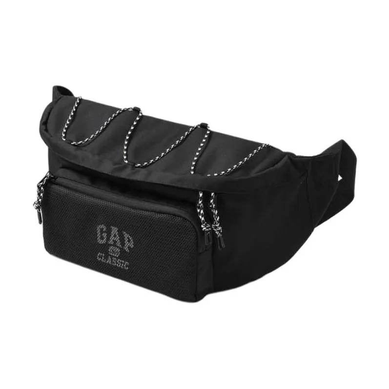 GAP Polyester Shoulder Bag, Fanny Pack Men's Black-1