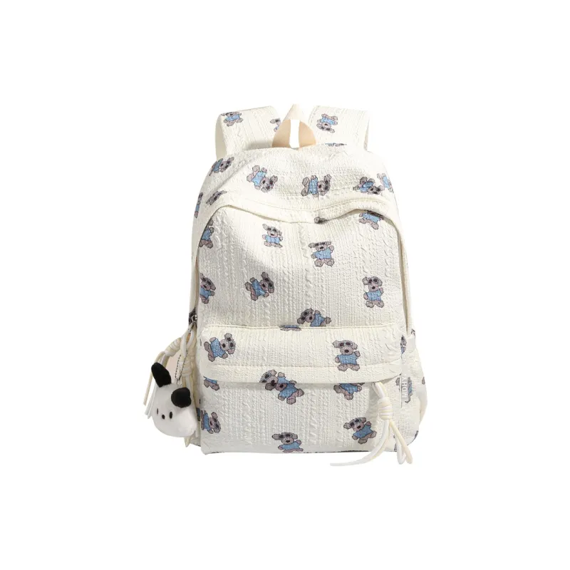 XIANGSU Nylon Backpack Women's Pink/White-5