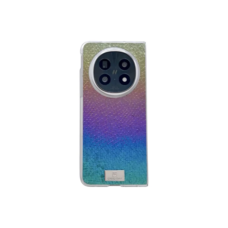 ZHUOJI PC Material Transparent Trim Dragon Pattern Fashion Phone Cases Compatibility OPPO Find N5 Phone Case-15