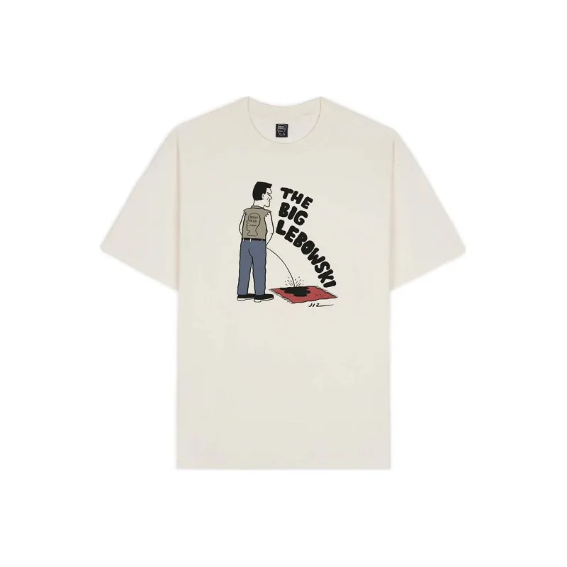Brain Dead x THE BIG LEBOWSKI T Shirt Unisex Beige-0