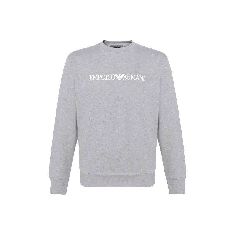 EMPORIO ARMANI Modal blend Sweatshirt With Logo Print-0