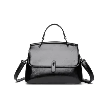 Yalu Waxed Leather Shoulder Bag, Crossbody Bag, Handbag Women's Multicolor