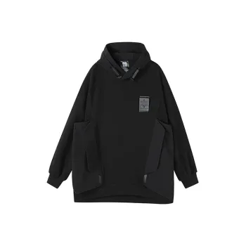 NORVINCY Chinese Fashion Trend Multi Pocket Pullover Sweatshirt Unisex