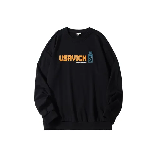 N-MAX TAOWANGTU Crew Neck Loose Fit Sweatshirt Unisex