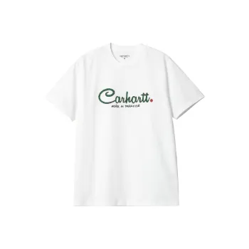Carhartt WIP SS24 S/S Paradise Script T Shirt T Shirt Unisex White