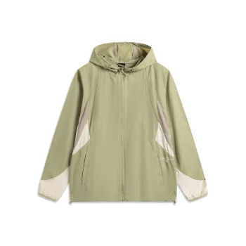 LiNing Sports Life Collection UV Protection Sun Protection Clothing Men's Sho Leaf Green