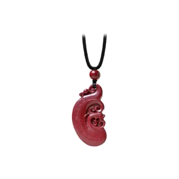 Artisan Lock Heart Jade Necklaces Unisex