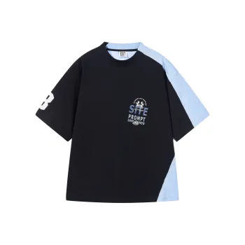BLINDNOPLAN T Shirt Unisex Black Crash Blue