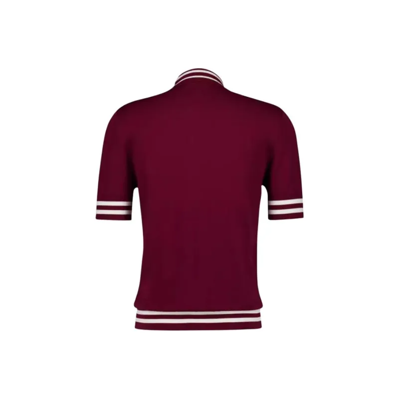 BALMAIN Monogrammed Jacquard Polo Shirt-1