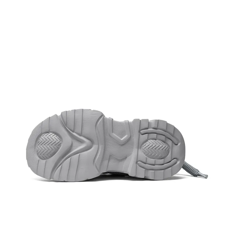 Frank Mully Low Top Chunky Sneakers Unisex Gray-5