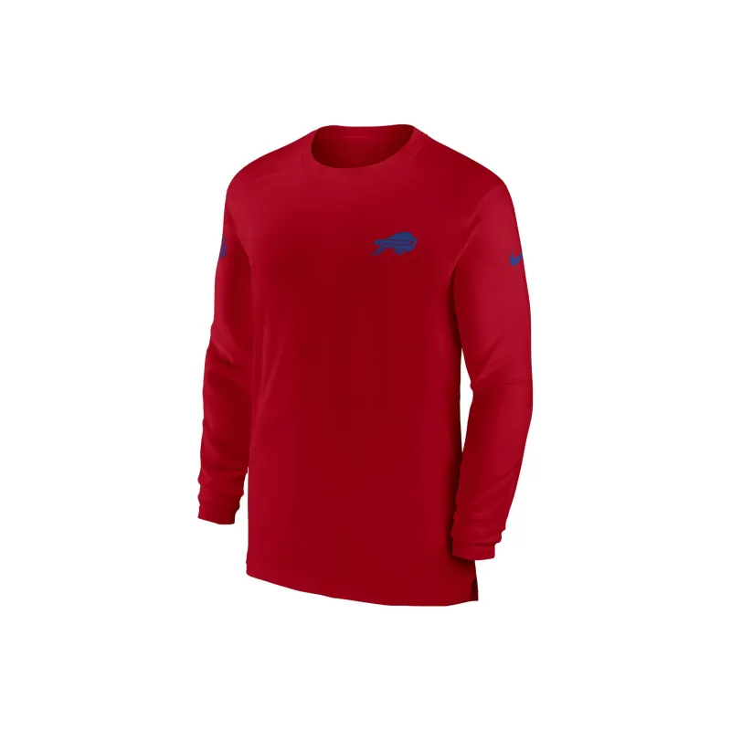 Nike Buffalo Bills Sideline Coach Men's Nike Dri FIT Nfl Long Sleeve Top-0