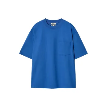 COS T Shirts Unisex Cobalt Blue