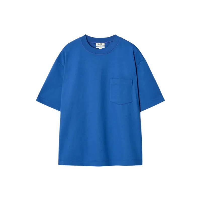 COS T Shirts Unisex Cobalt Blue-0