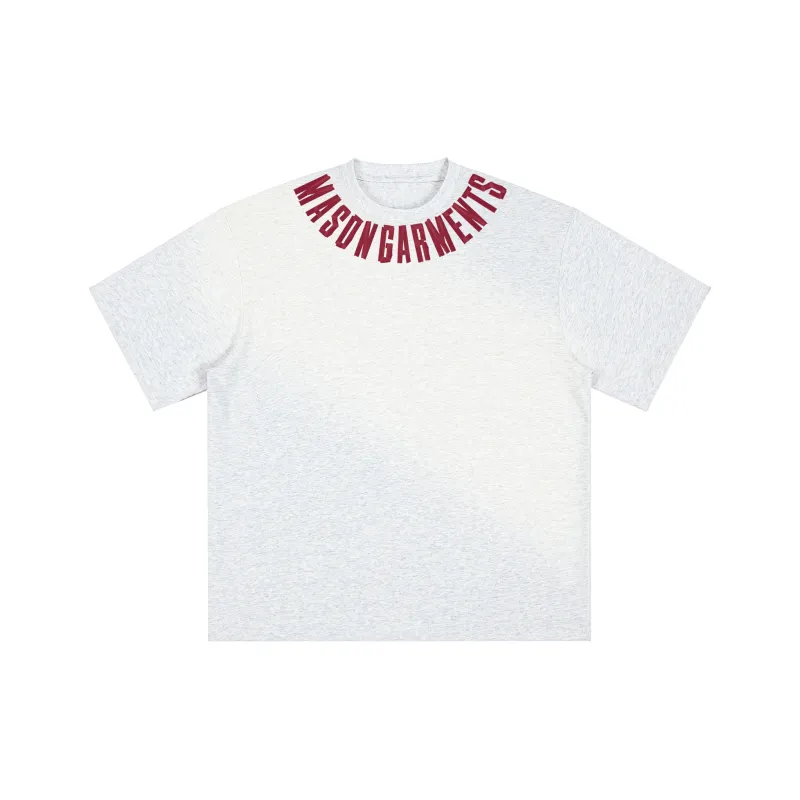 Masongarments T Shirt Unisex White Heather Gray-0