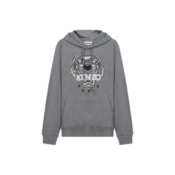 KENZO Classic Tiger Head Sweatshirts Men Dove Gray