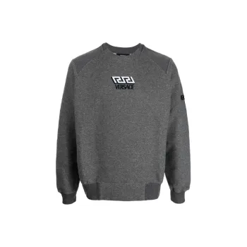 VERSACE Sweatshirts Men Gray