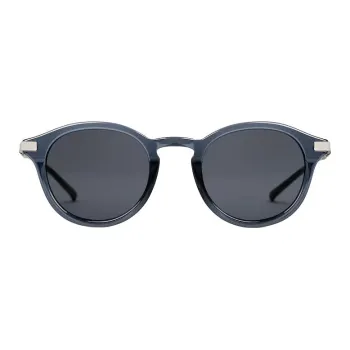 GUCCI Acetate Metal Irregular Shape Sunglasses Unisex Blue
