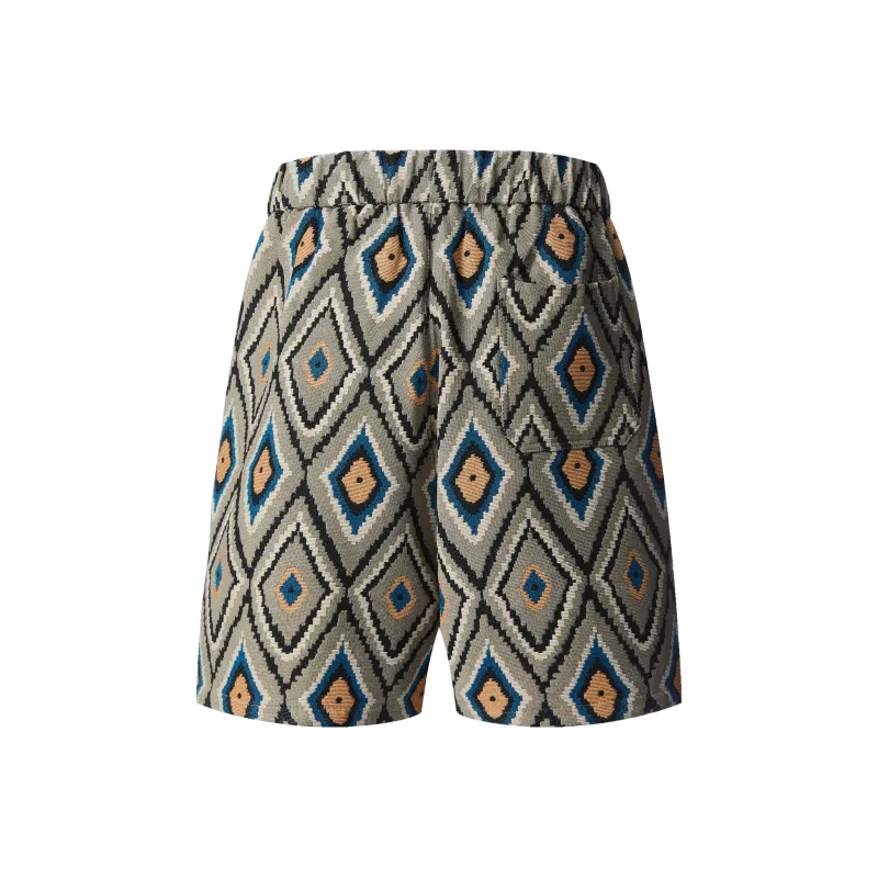 UPZCY Casual Shorts Unisex Sri Lanka Blue-3