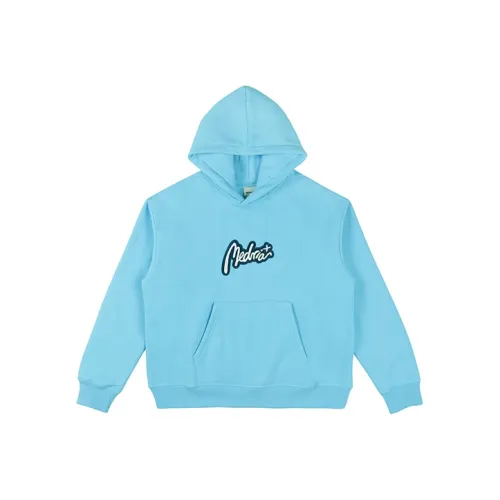 MEDRIA Hooded Loose Fit Sweatshirt Winter Unisex Carolina Blue