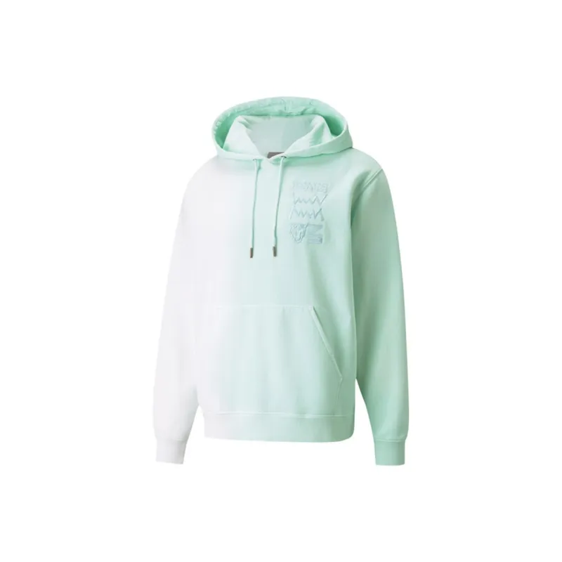 PUMA Sweatshirts Men Light Cyan-0