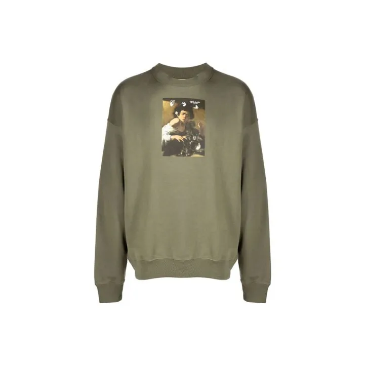 OFF WHITE Caravaggio Painting Sweatshirt-0