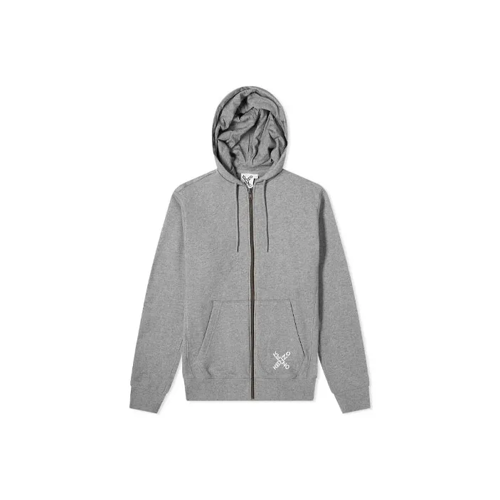 KENZO Letter Logo Sweatshirt Men's Gray-0