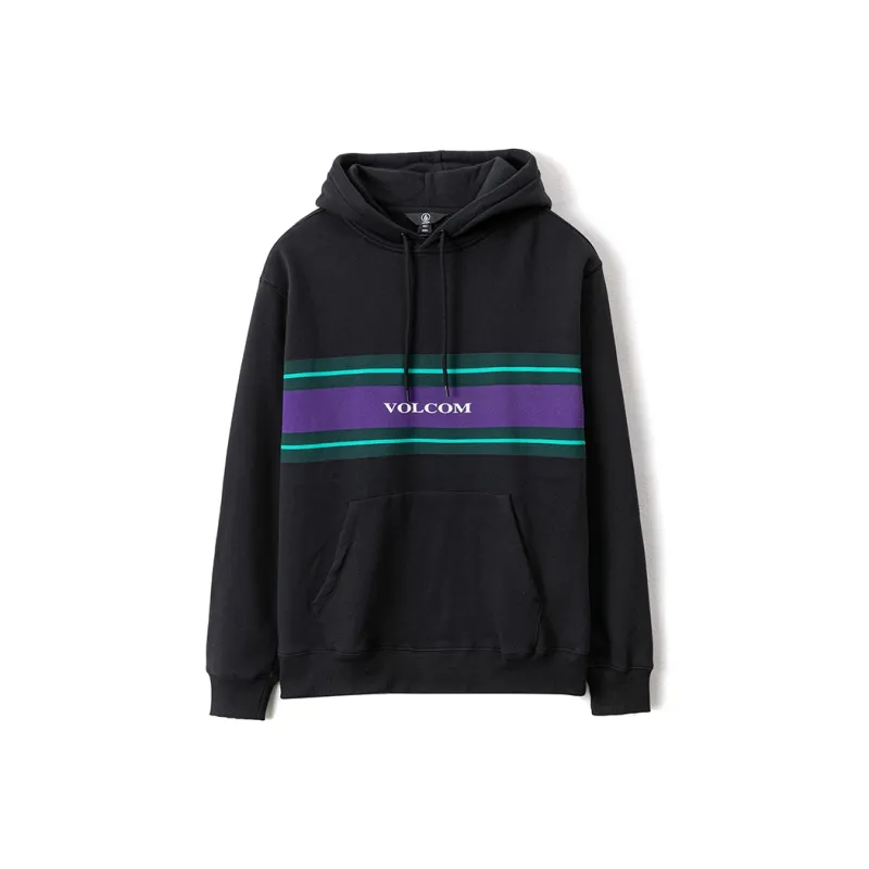 VOLCOM Moderate Hooded Fitted Regular Sweatshirt Unisex Black-0