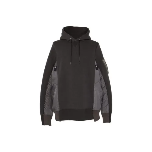Sacai X relaxed Sweat Panelled Hoodie