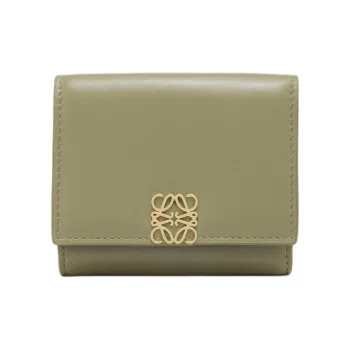 LOEWE Anagram Lambskin Wallet Women's Eucalyptus Green