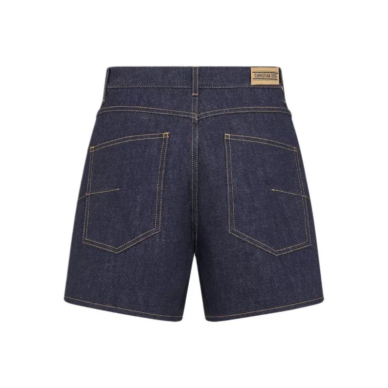 DIOR Denim Shorts Women's Blue-1