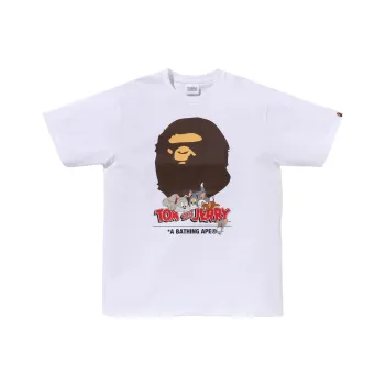 A BATHING APE Tom And Jerry Co branded Model T Shirt Unisex