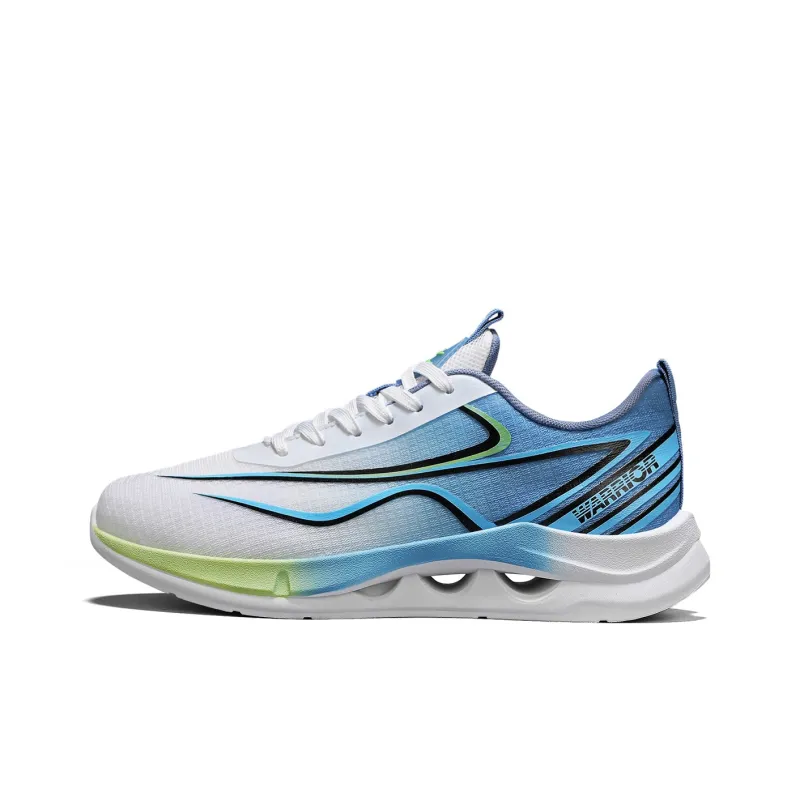 Warrior Cushioned Wear Resistant Breathable Slip Resistant Low Top Casual Running Shoes Men's-0