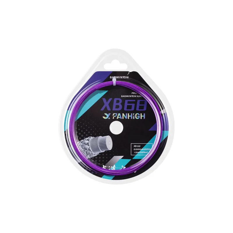 PANHIGH Blade Of Resistance Stretchable And Durable Badminton Racket Strings Nylon Unisex 0.68mm*10M-15