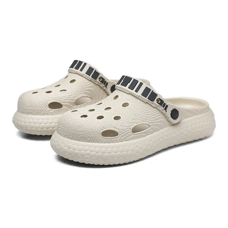 Darcy Sen Sandal Slippers Khaki/Black Gray/Khaki Black-9