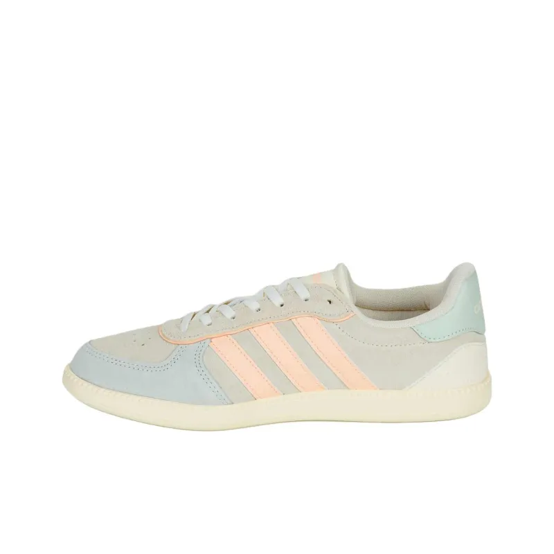 Adidas BREAKNET SLEEK Anti Slip Wear Resistant Low Top Skateboard Shoes Women's Beige Blue-2