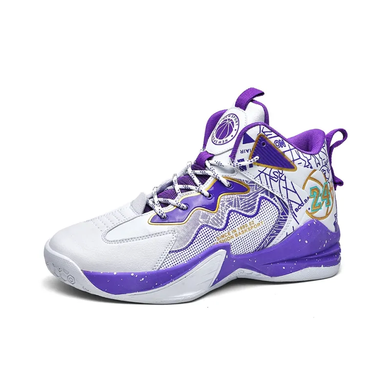 TONYBEAR Mid Top Basketball Shoes Unisex-10