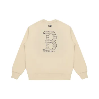 MLB Old Flower Sweatshirts Unisex Beige