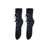 Single Pack (Black Socks with Black Bowknot)