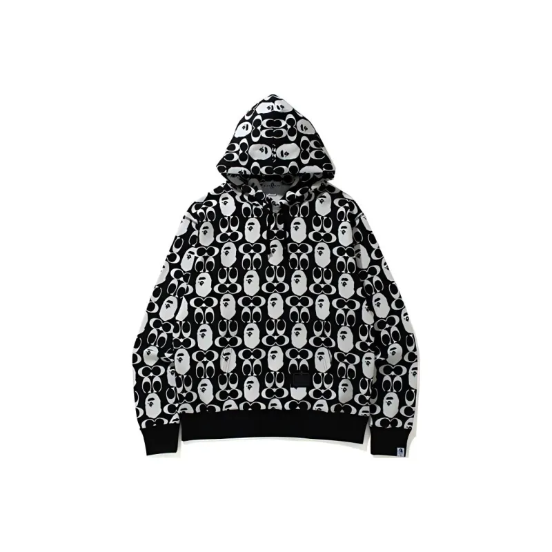 A Bathing Ape X COACH Sweatshirts Men Black-0