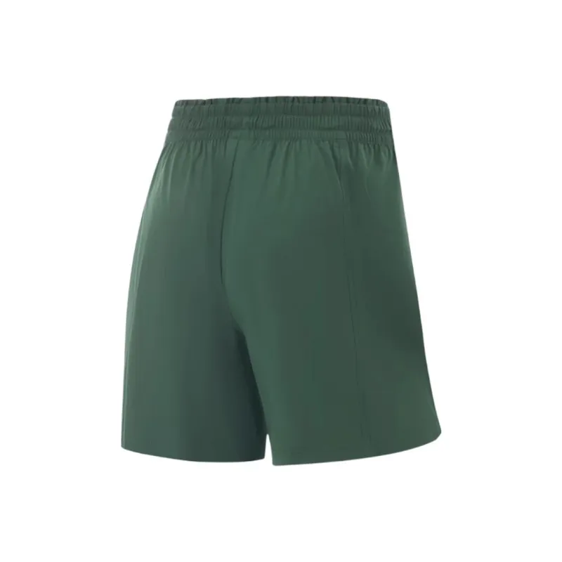 LiNing Fitness Series Sports Shorts Women's Mountain View Green/Tallow Green-1