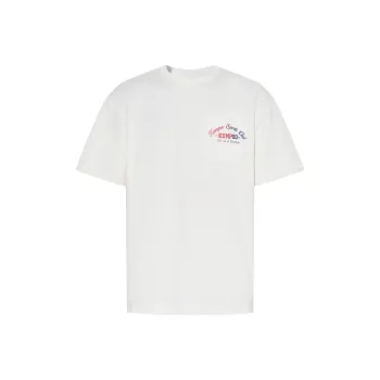 KUMPOO Cool Feather Series T-Shirt Unisex White