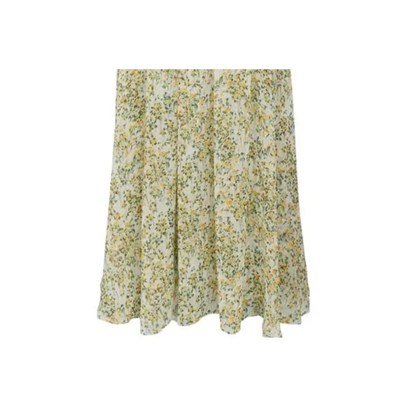 CELINE Sleeveless Dress Women's Yellow-4