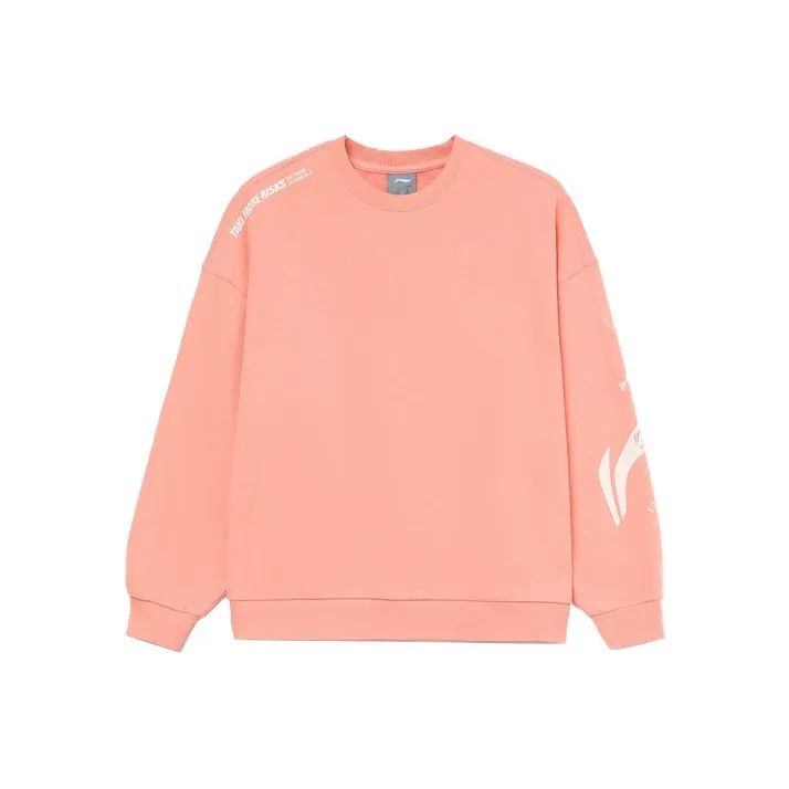 LiNing Sweatshirt Unisex Multicolor Orange Pink-0