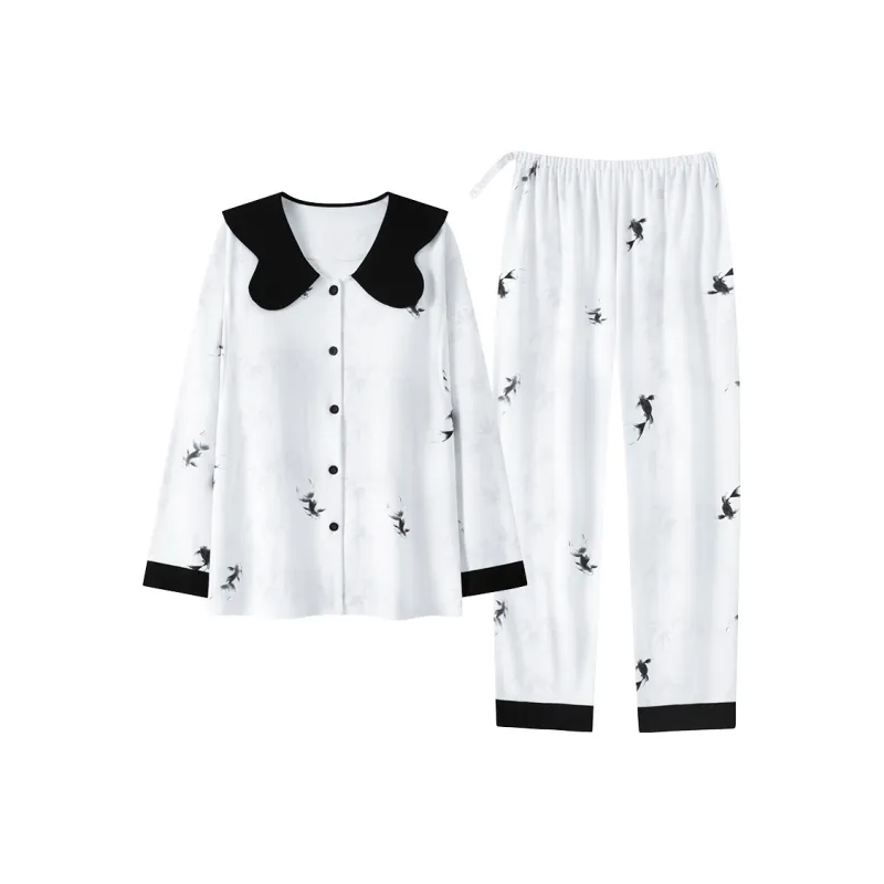 Herbal Primer Pajama Set Women's Combo Set-5